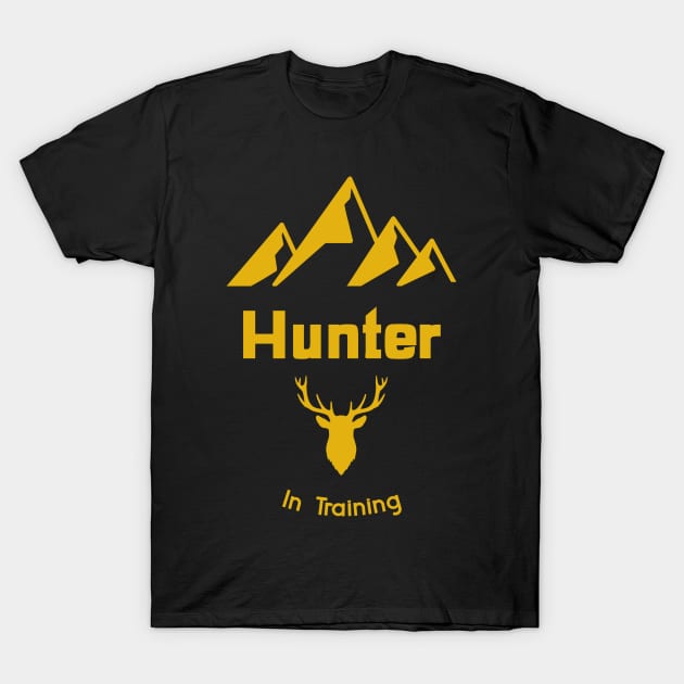 Hunter In Training T-Shirt by Be Yourself Tees